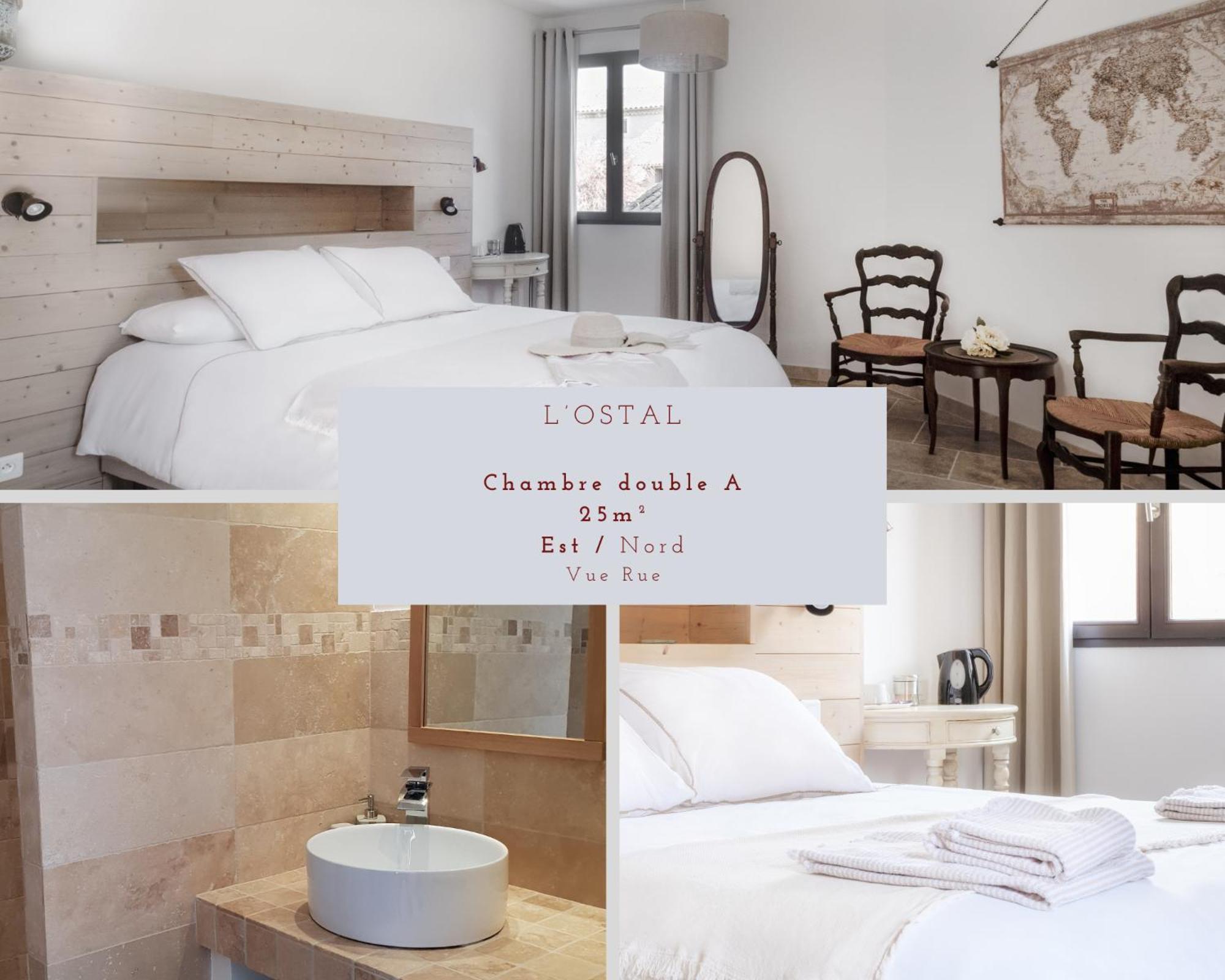 L'Ostal - Bed & Breakfast - Chambres Et Suites De 25 A 40M2 - Spa Saint-Hilaire-d'Ozilhan Экстерьер фото