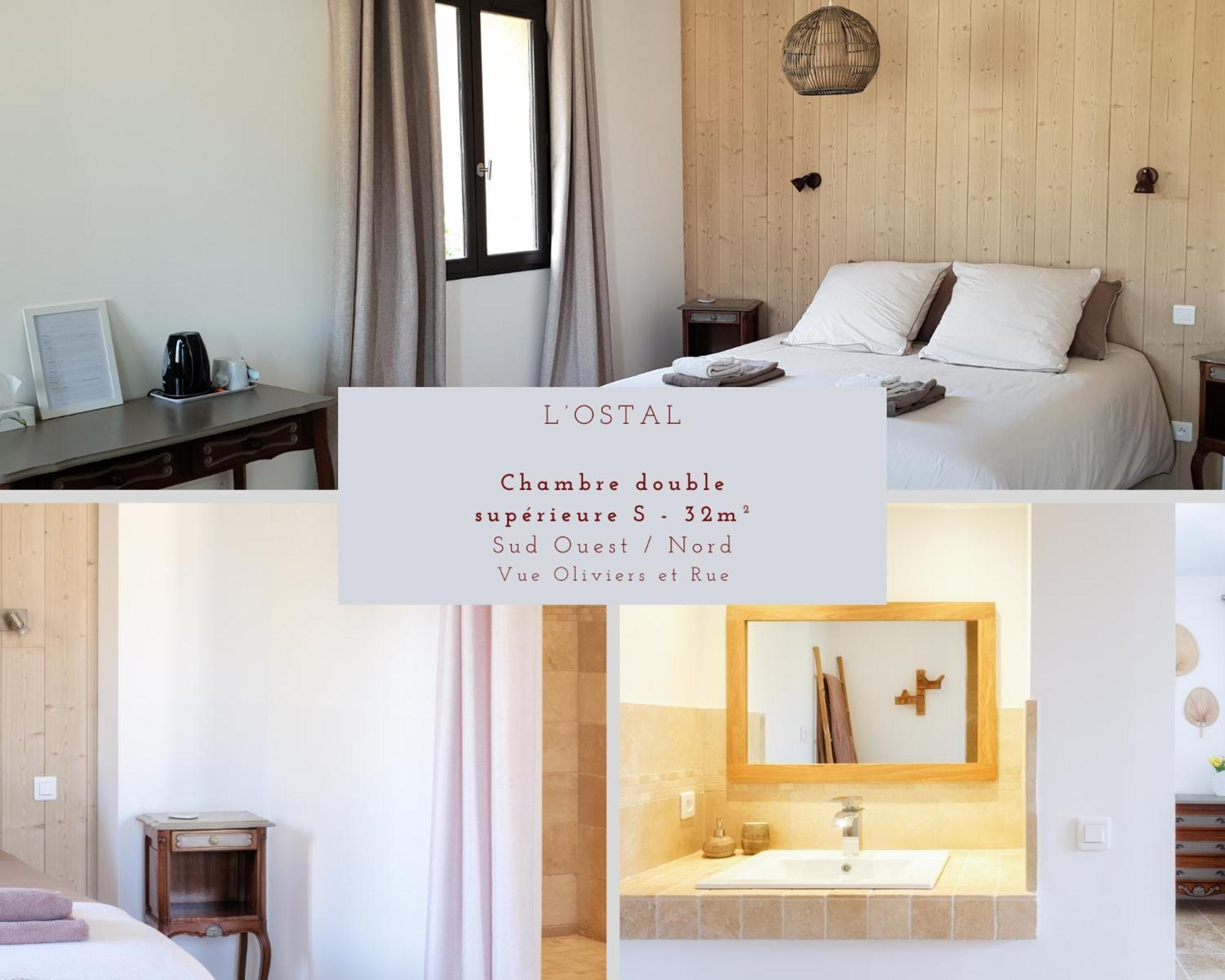 L'Ostal - Bed & Breakfast - Chambres Et Suites De 25 A 40M2 - Spa Saint-Hilaire-d'Ozilhan Экстерьер фото